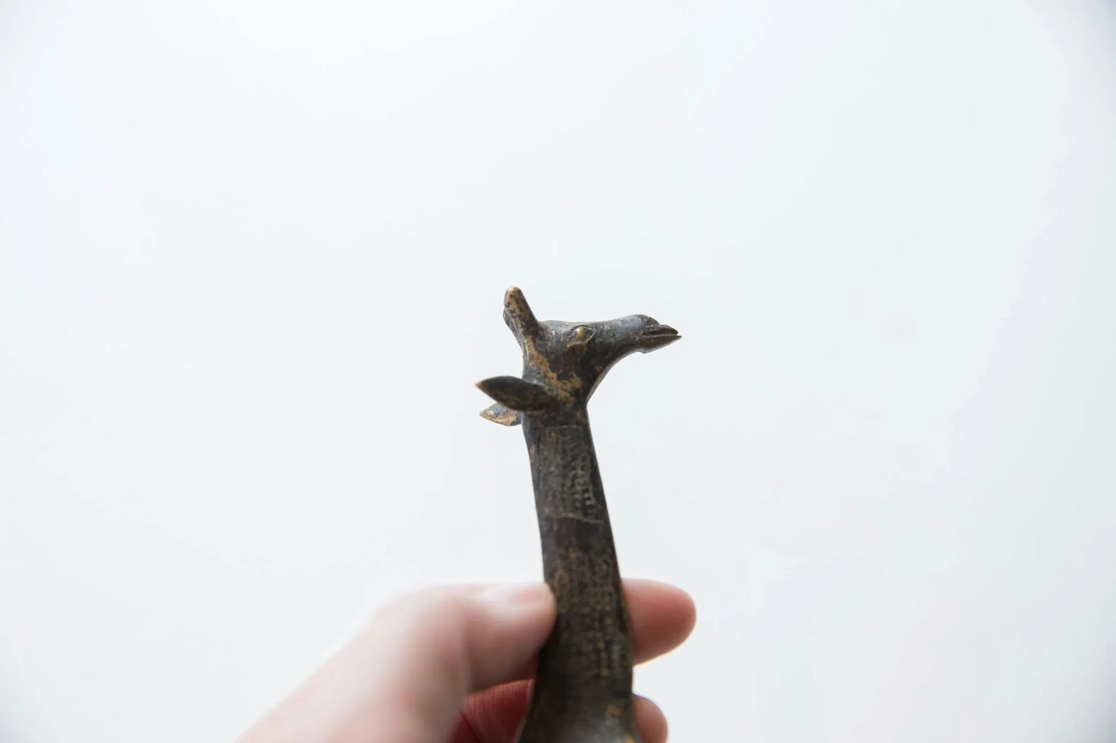 Vintage Bronze African Giraffe - 3