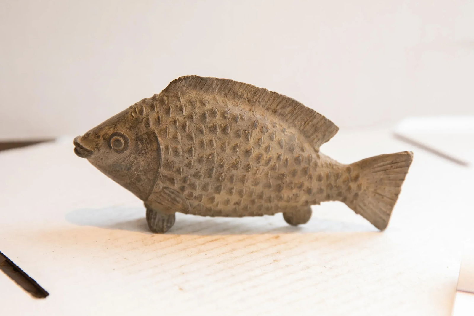 Vintage African Fish Sculpture - 5