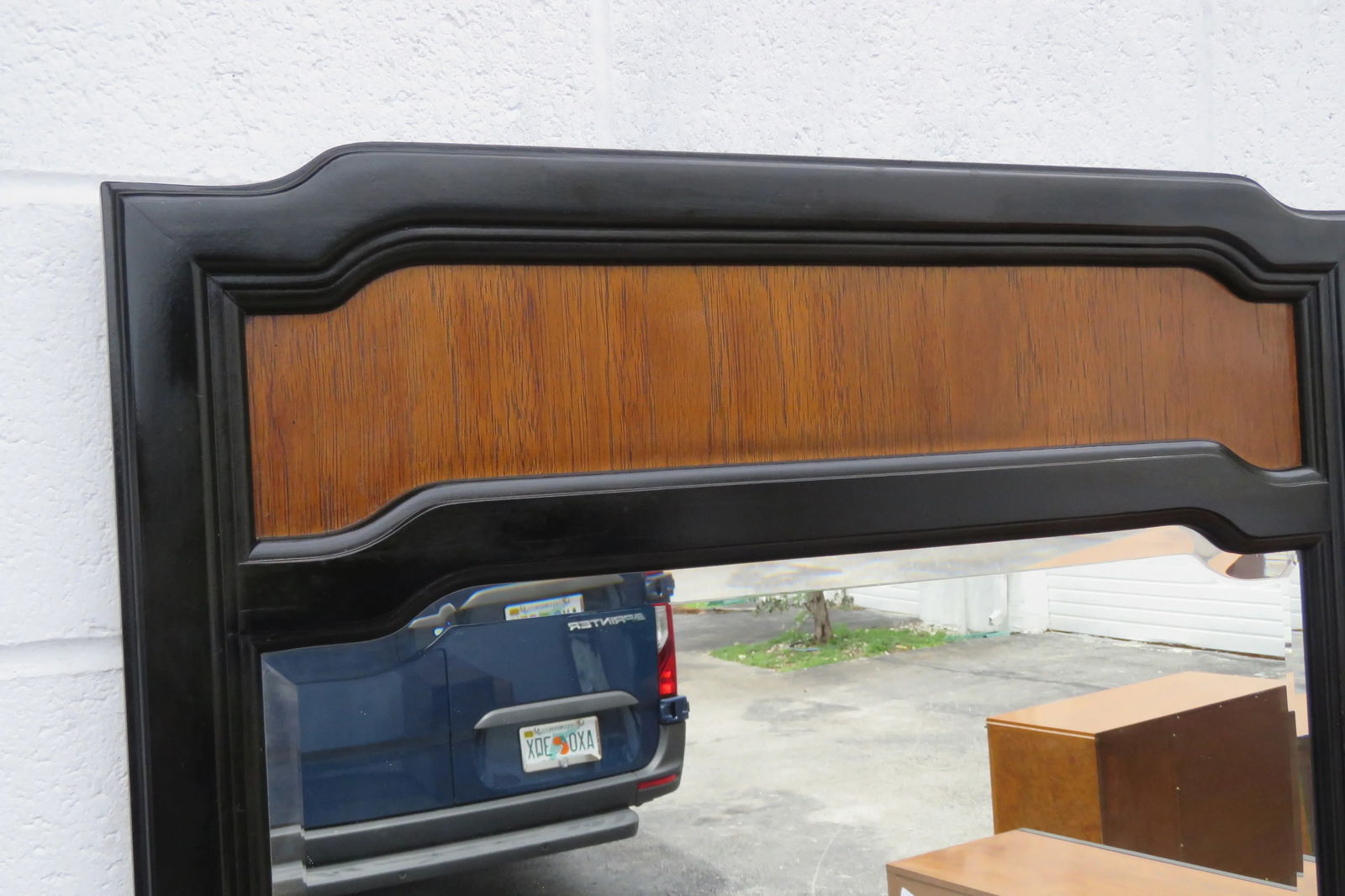 Thomasville Hollywood Regency Vanity Dresser Bathroom Wall Mirror - 4