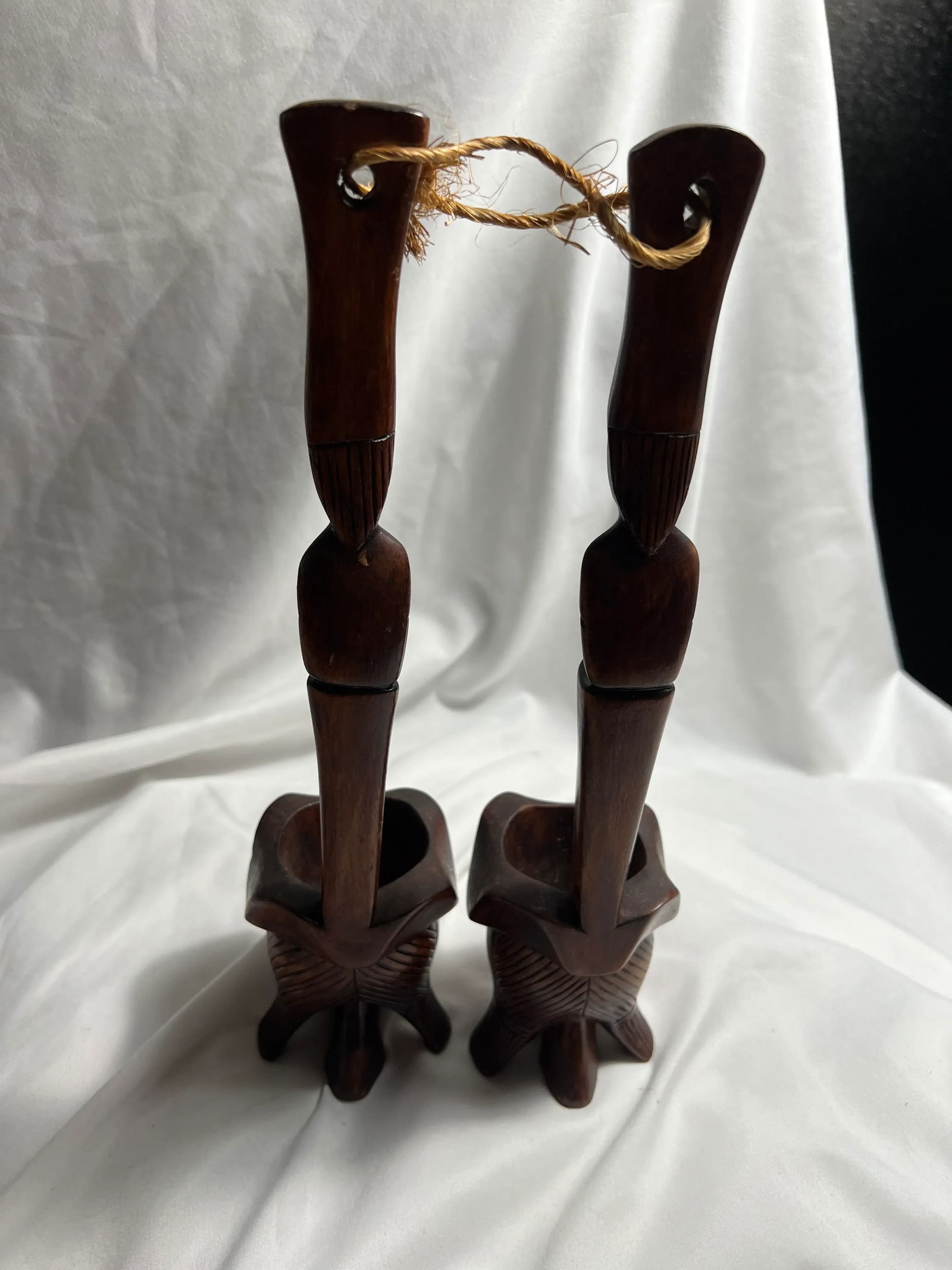 Vintage Tribal Offering Bowls a Pair - 4