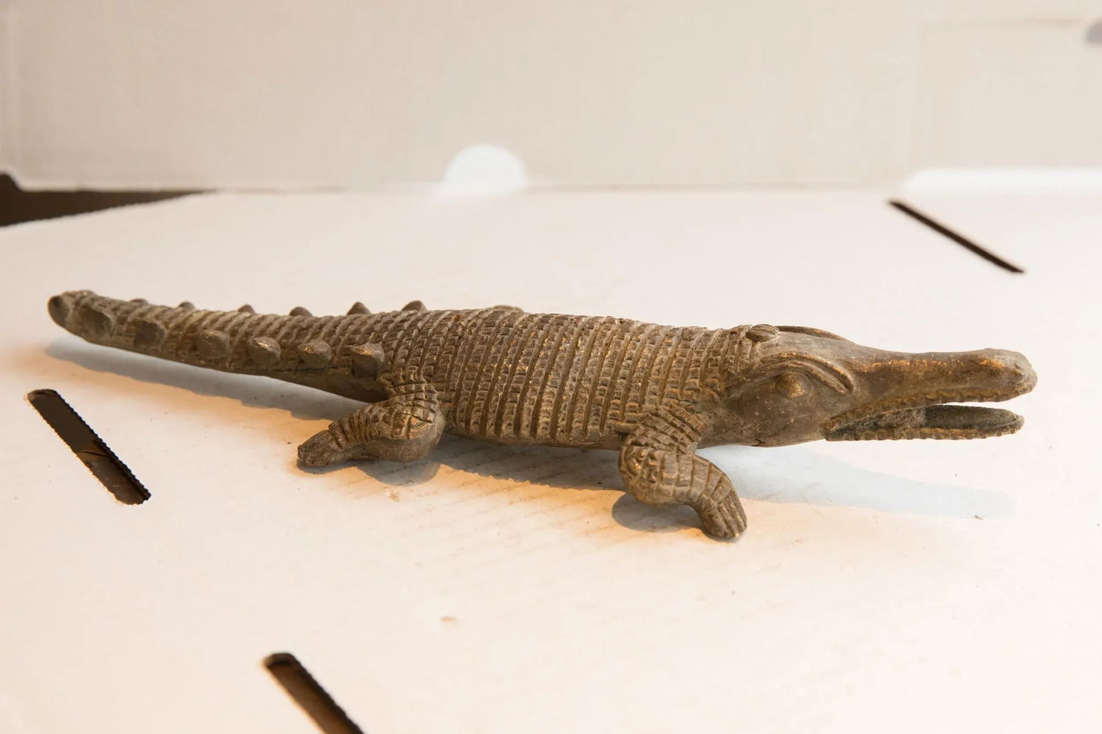 Vintage African Crocodile Sculpture - 4