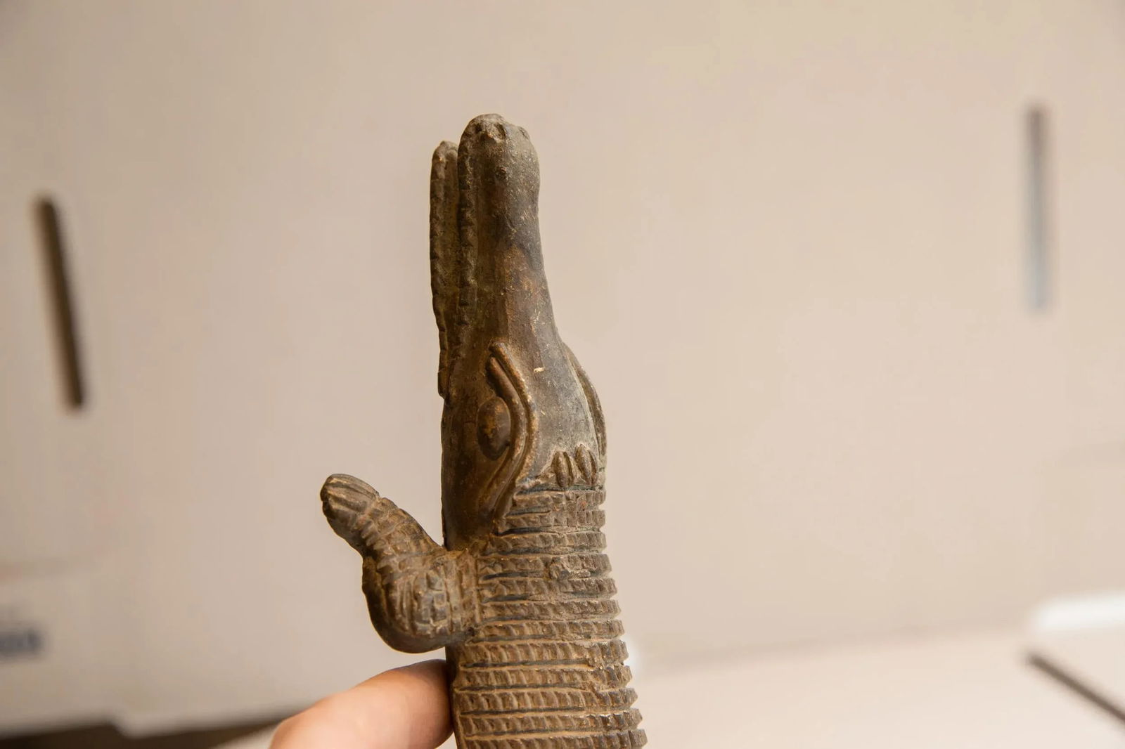 Vintage African Crocodile Sculpture - 5