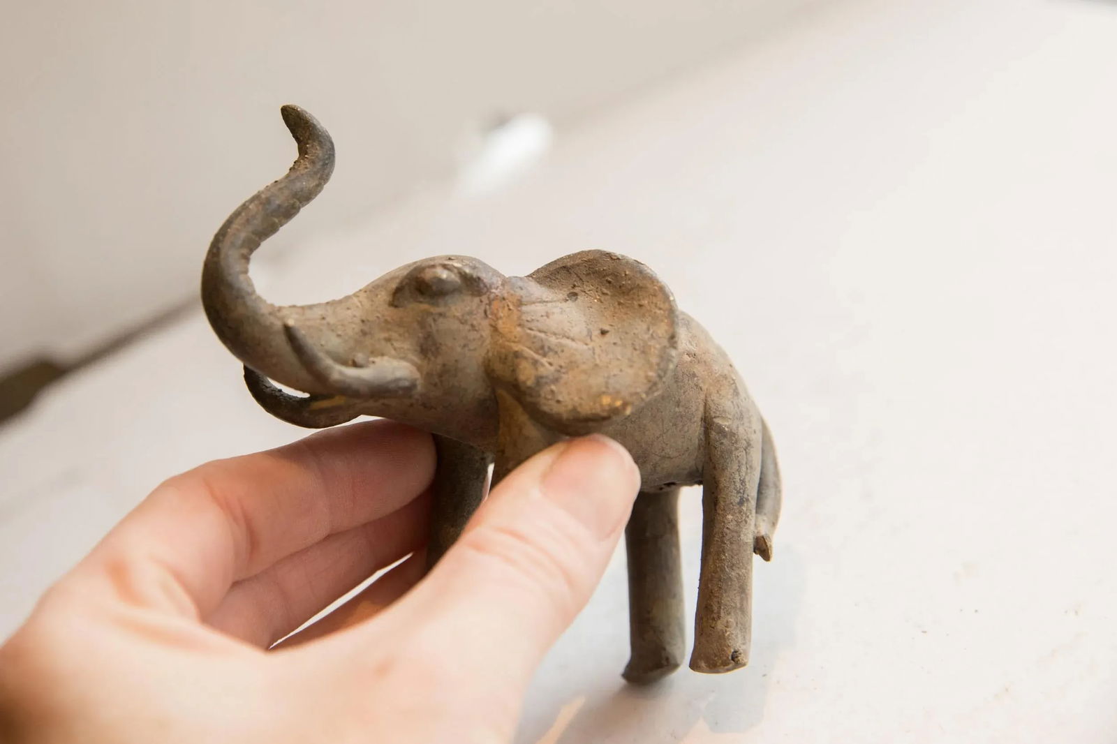 Vintage African Elephant Sculpture - 3