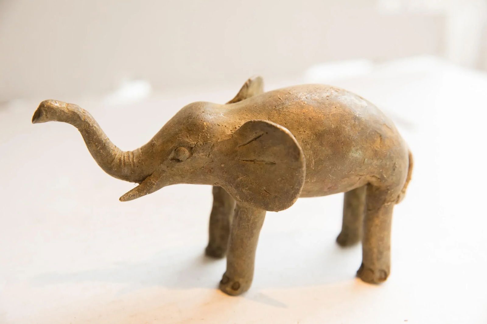 Vintage African Elephant Sculpture - 2