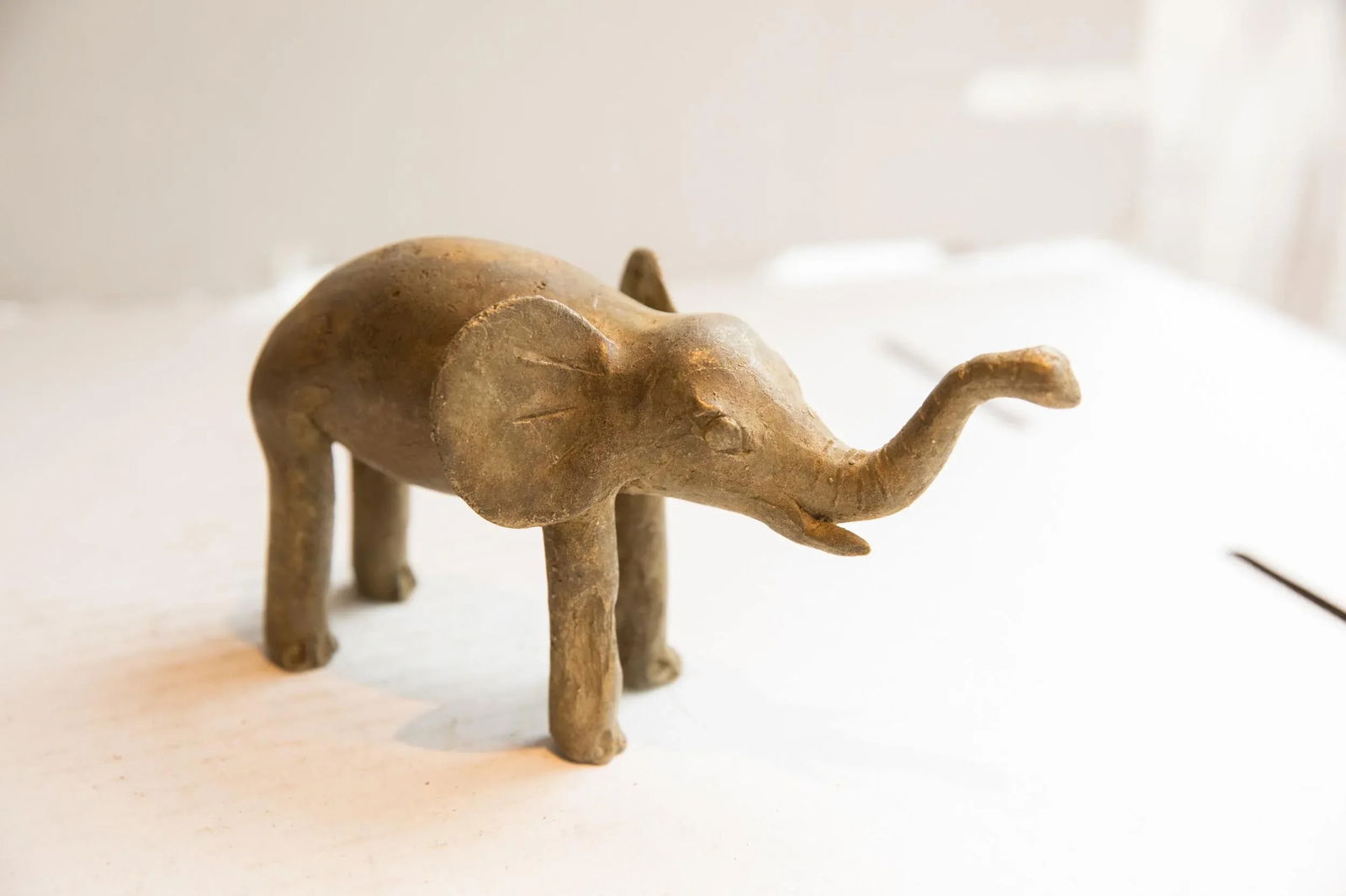 Vintage African Elephant Sculpture - 3
