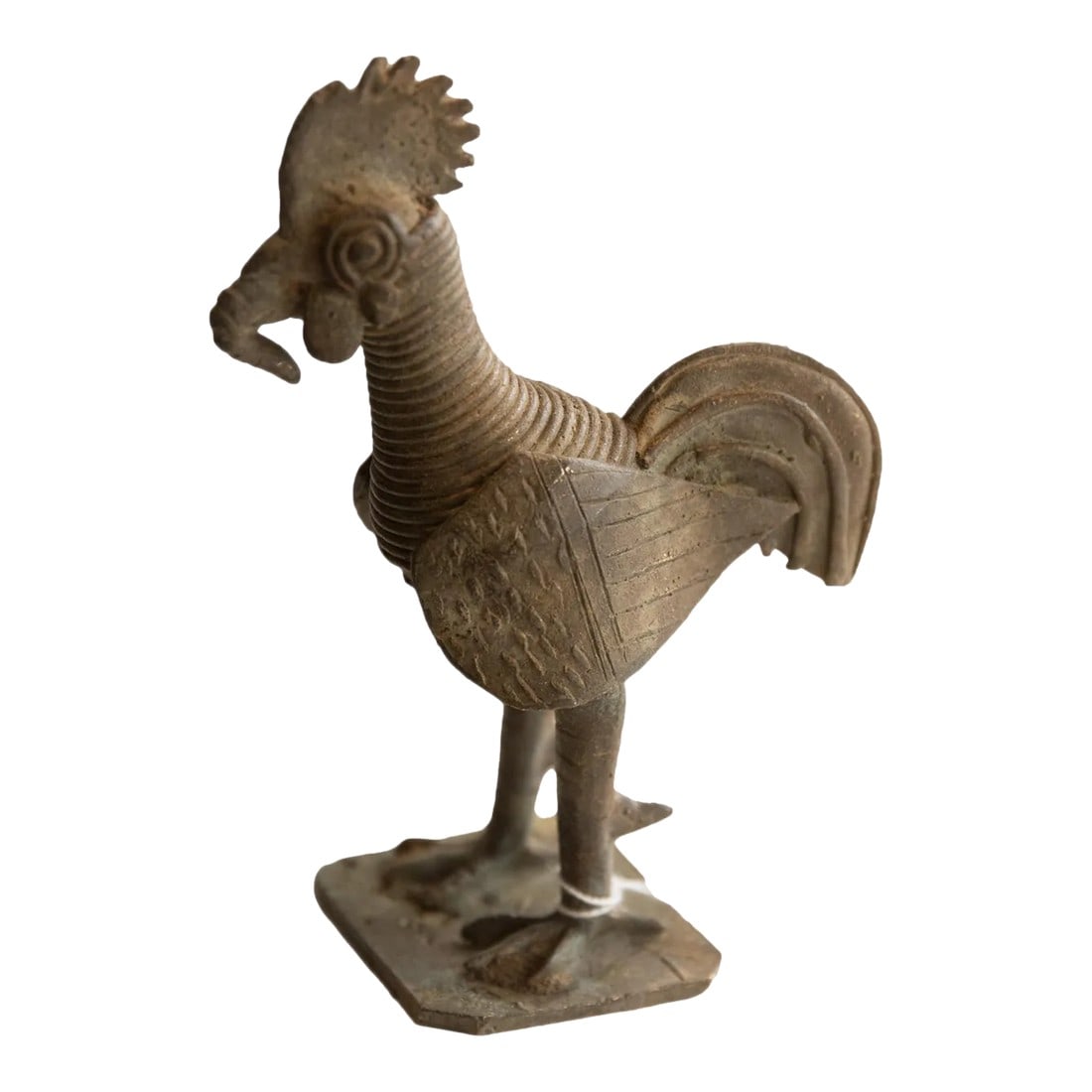 Vintage African Rooster With Worm Sculpture (1 of 7)