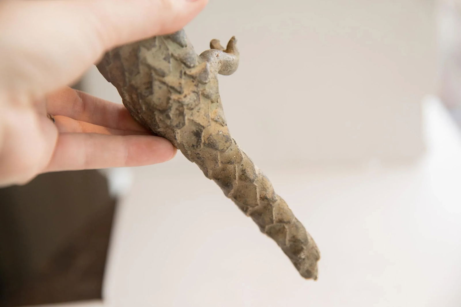 Vintage African Pangolin Sculpture - 4