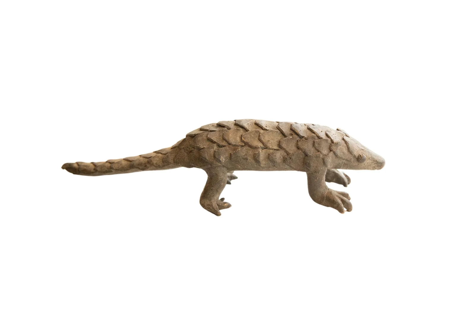 Vintage African Pangolin Sculpture - 6