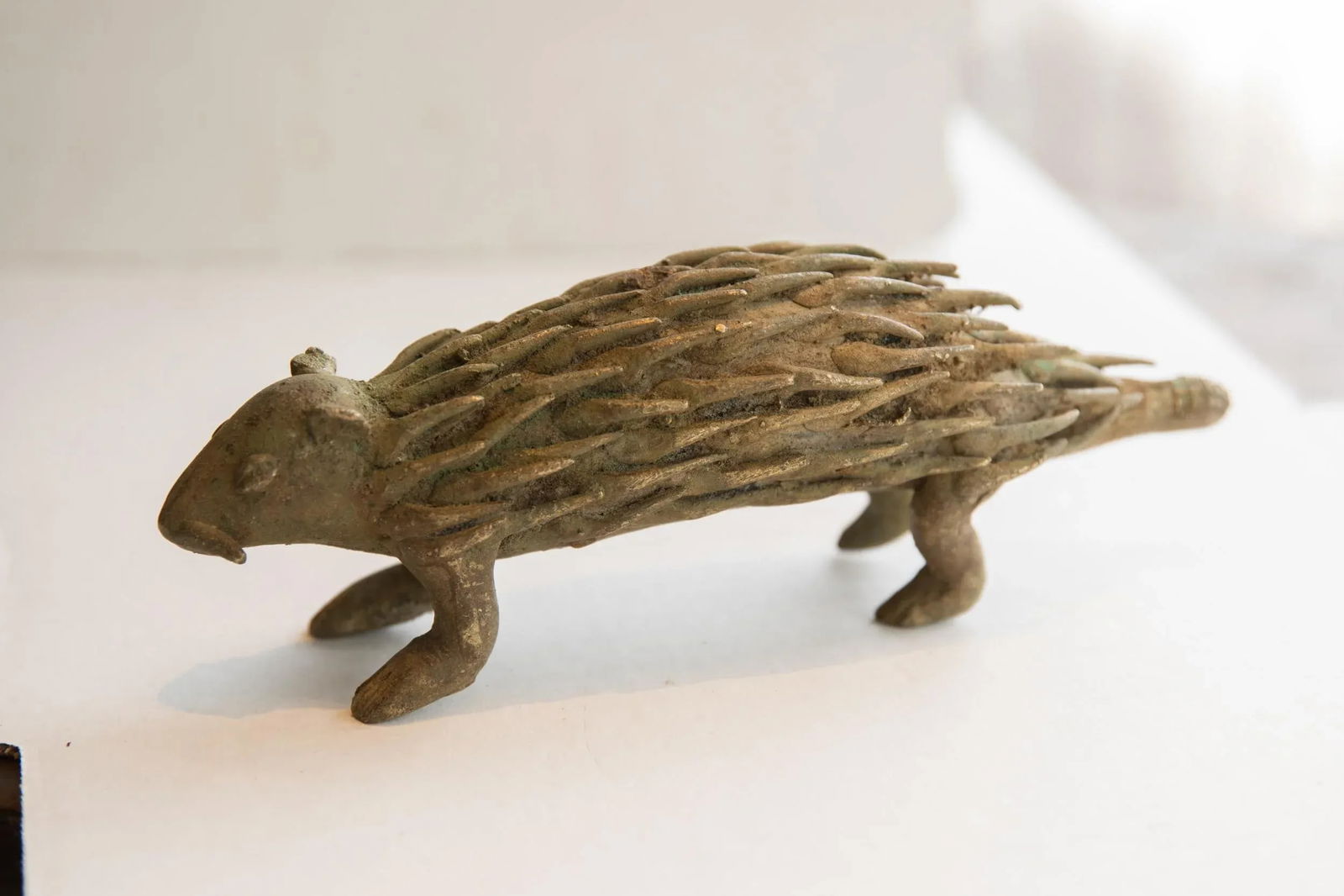 Vintage African Porcupine Sculpture - 5
