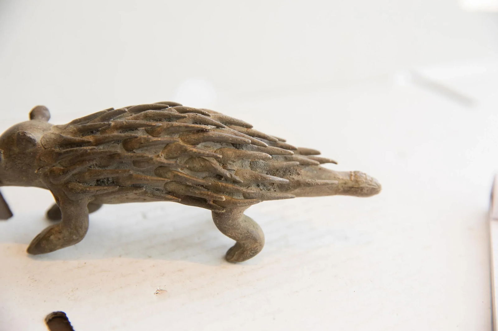 Vintage African Porcupine Sculpture - 3