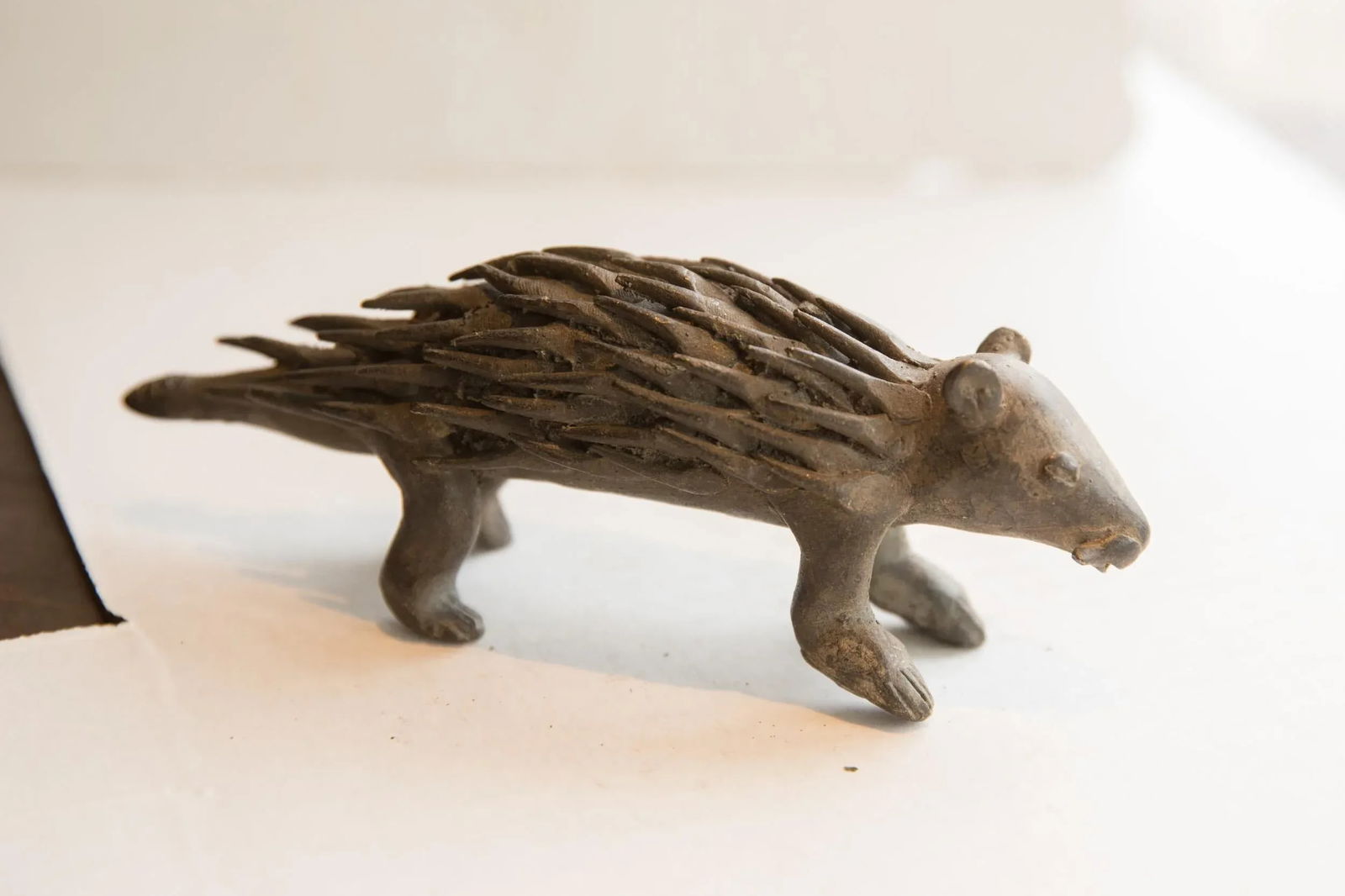 Vintage African Porcupine Sculpture - 4