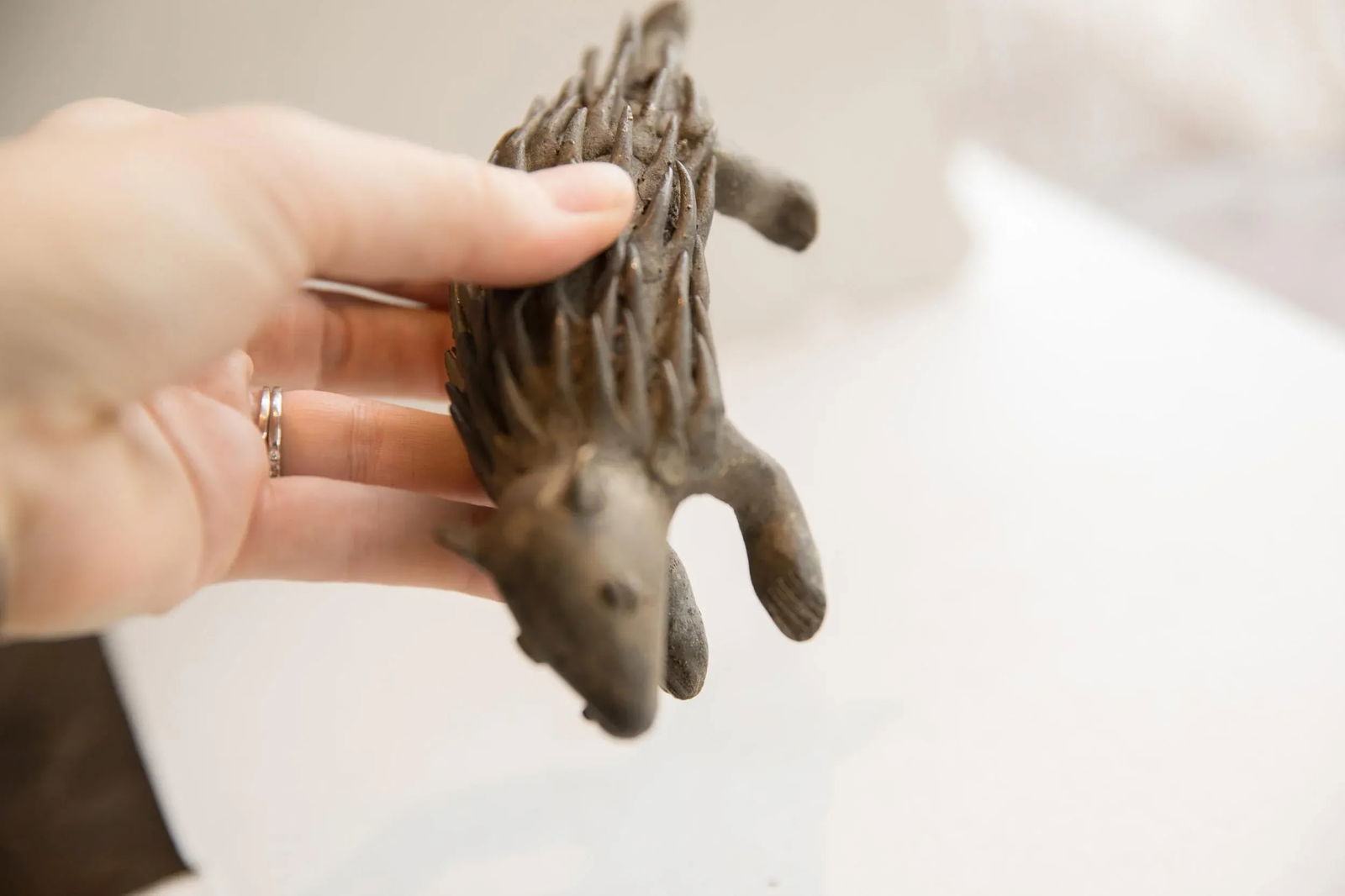 Vintage African Porcupine Sculpture - 6