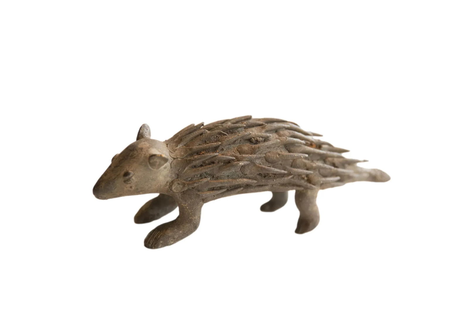 Vintage African Porcupine Sculpture - 7