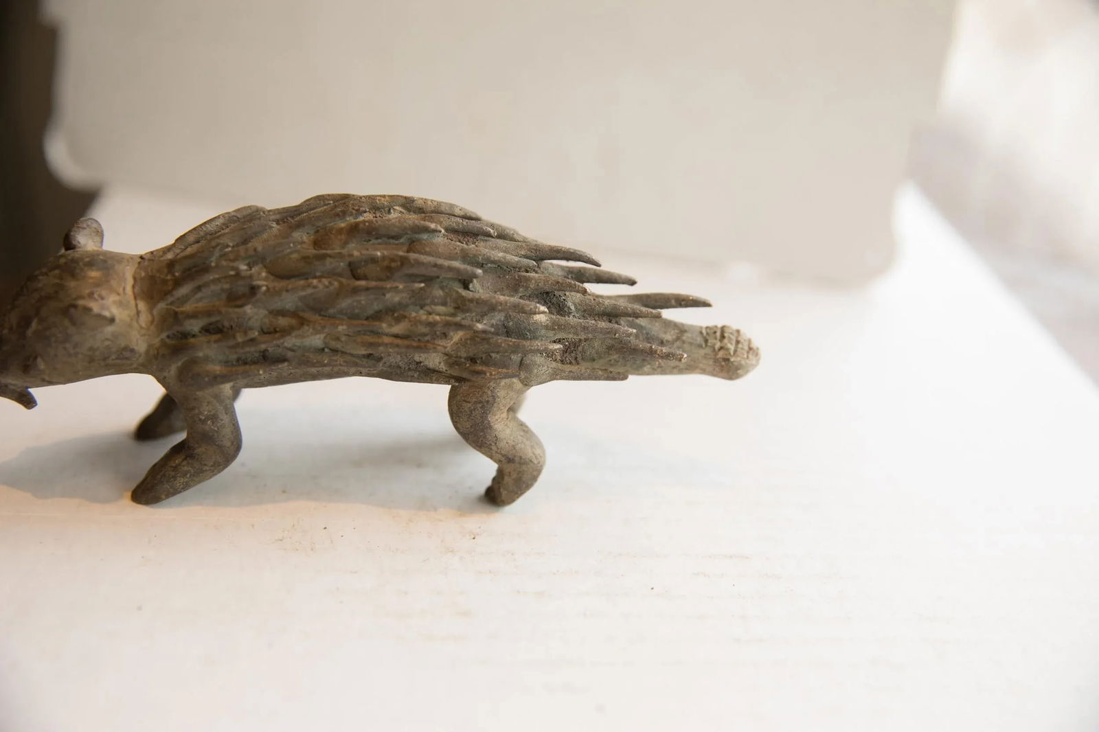 Vintage African Porcupine Sculpture - 5