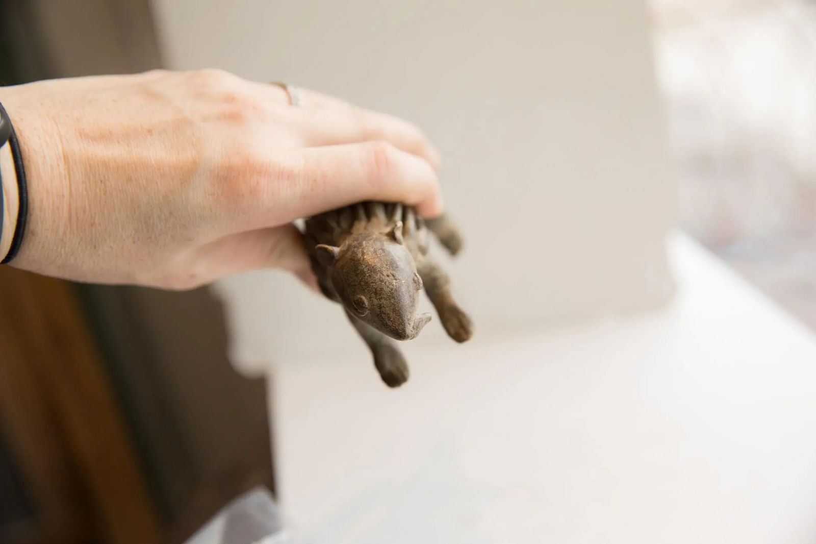 Vintage African Porcupine Sculpture - 7