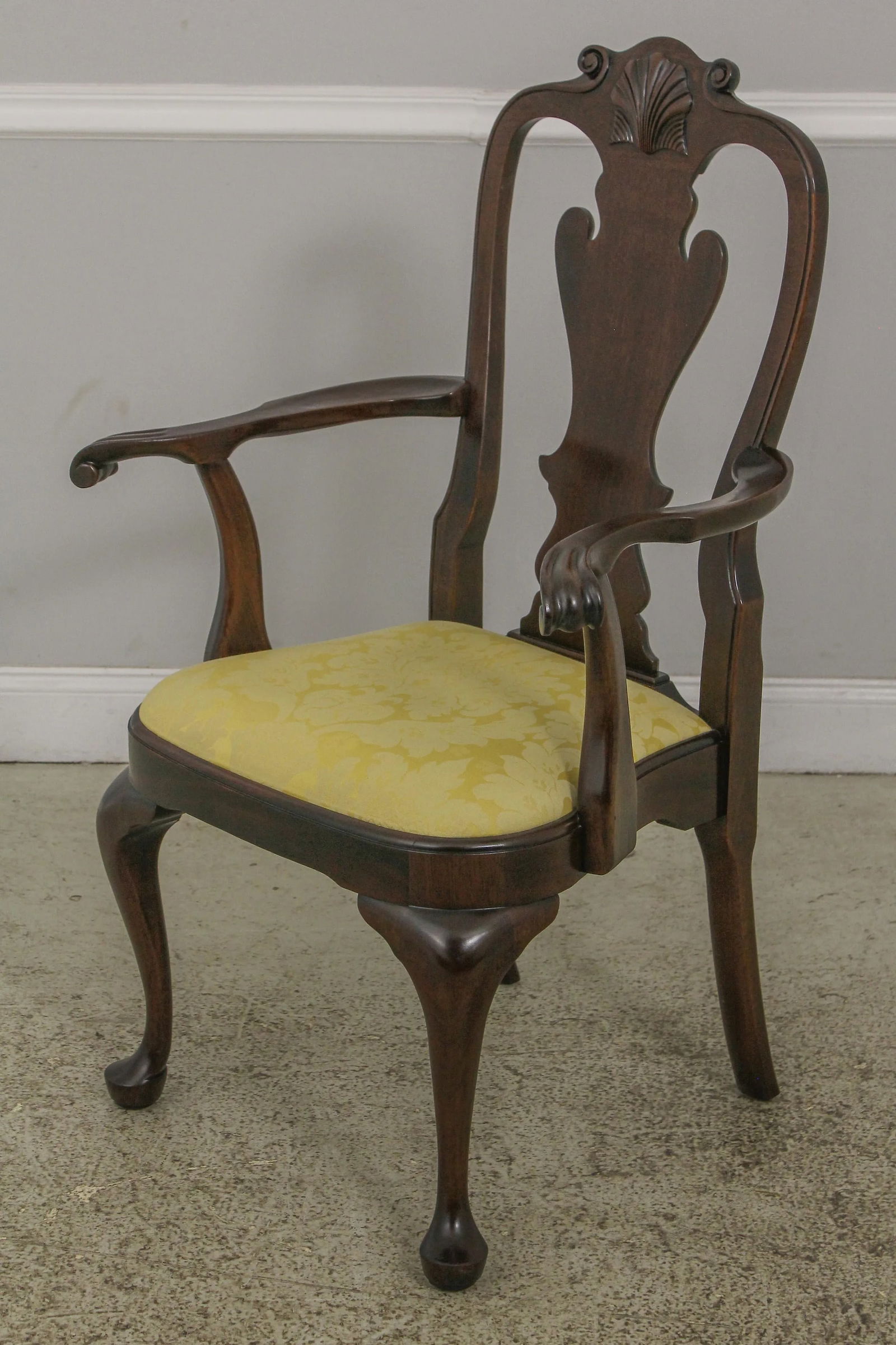 Stickley Queen Anne Mahogany Armchair - 13