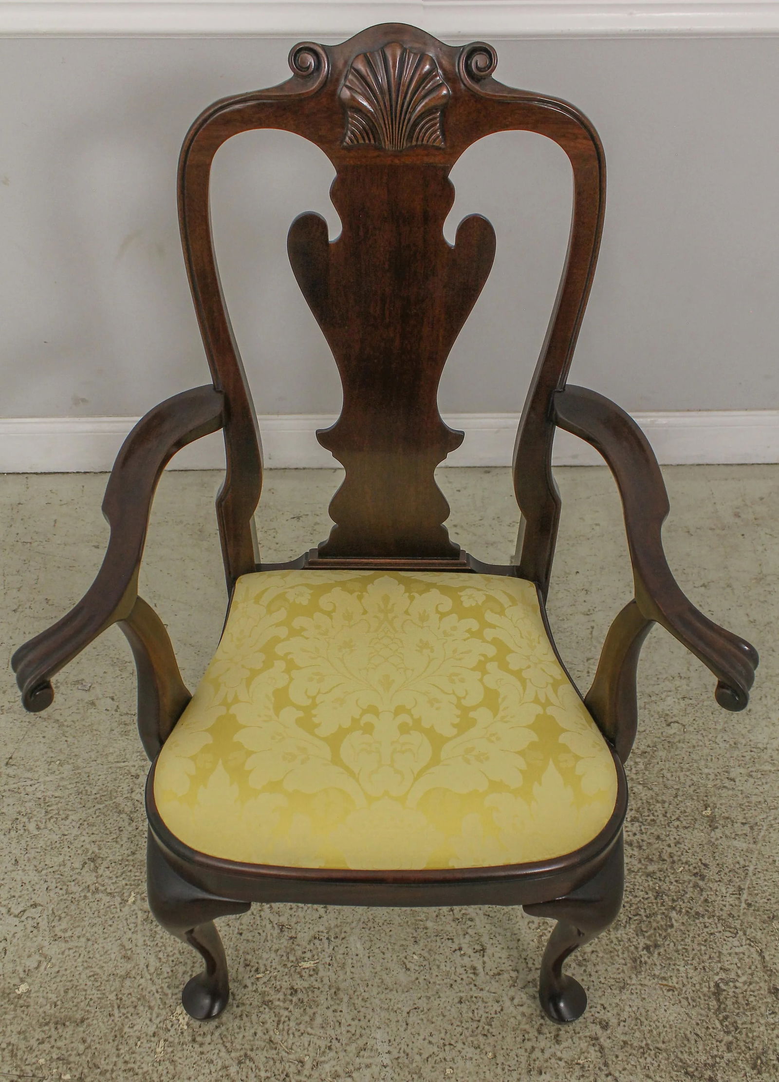 Stickley Queen Anne Mahogany Armchair - 2