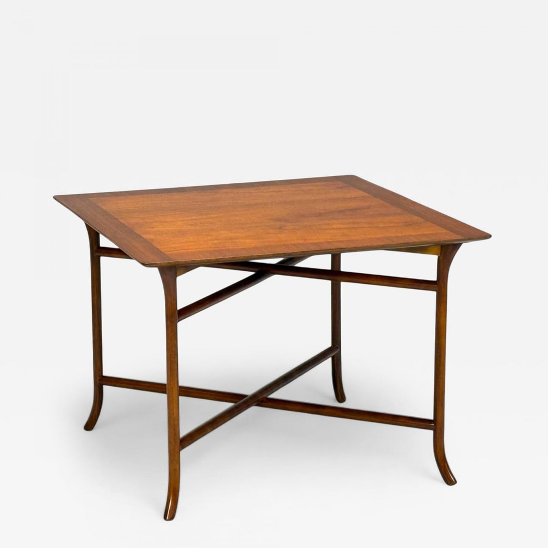 T.H. Robsjohn-Gibbings, American Modern, Walnut, Side Table, USA, 1960s (1 of 12)