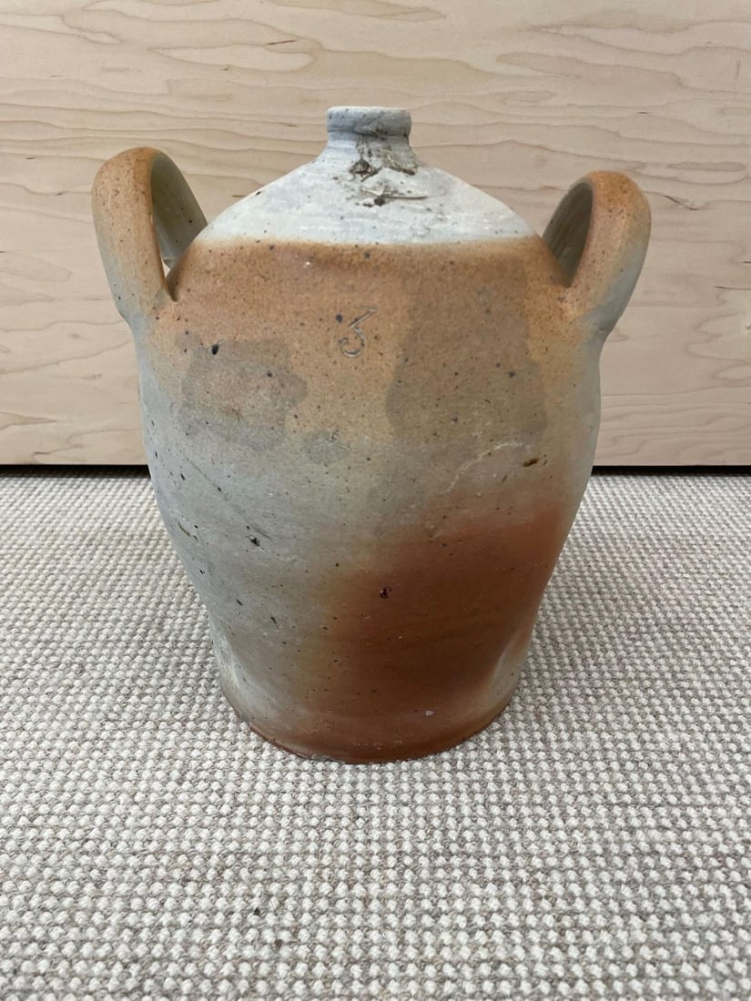Vintage Mid-Century French Provincial Stoneware Pottery, Jar/Jug/Vase/Vessel - 4