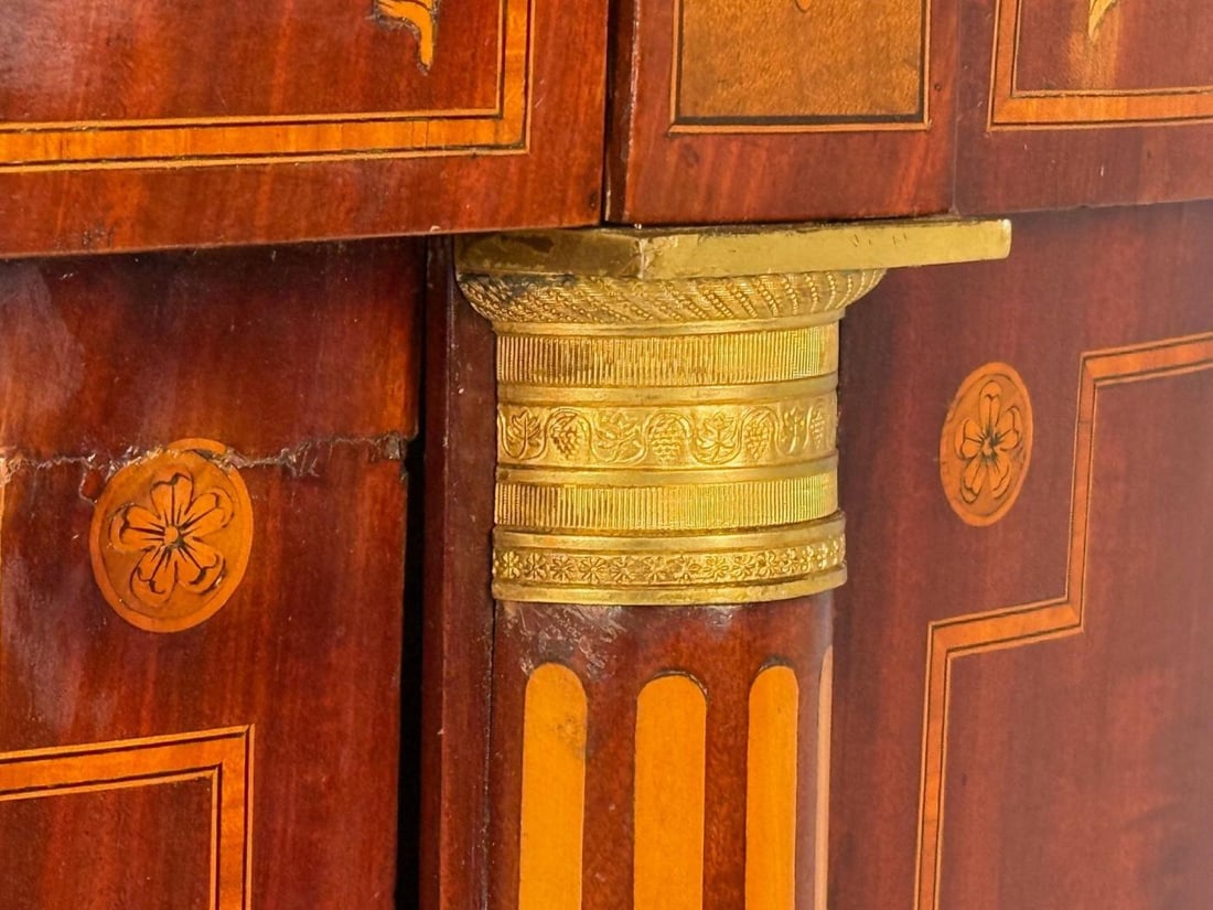 Italian Neoclassical, Marquetry, Satinwood, Demilune Chests, Italy, 19th c. - 9