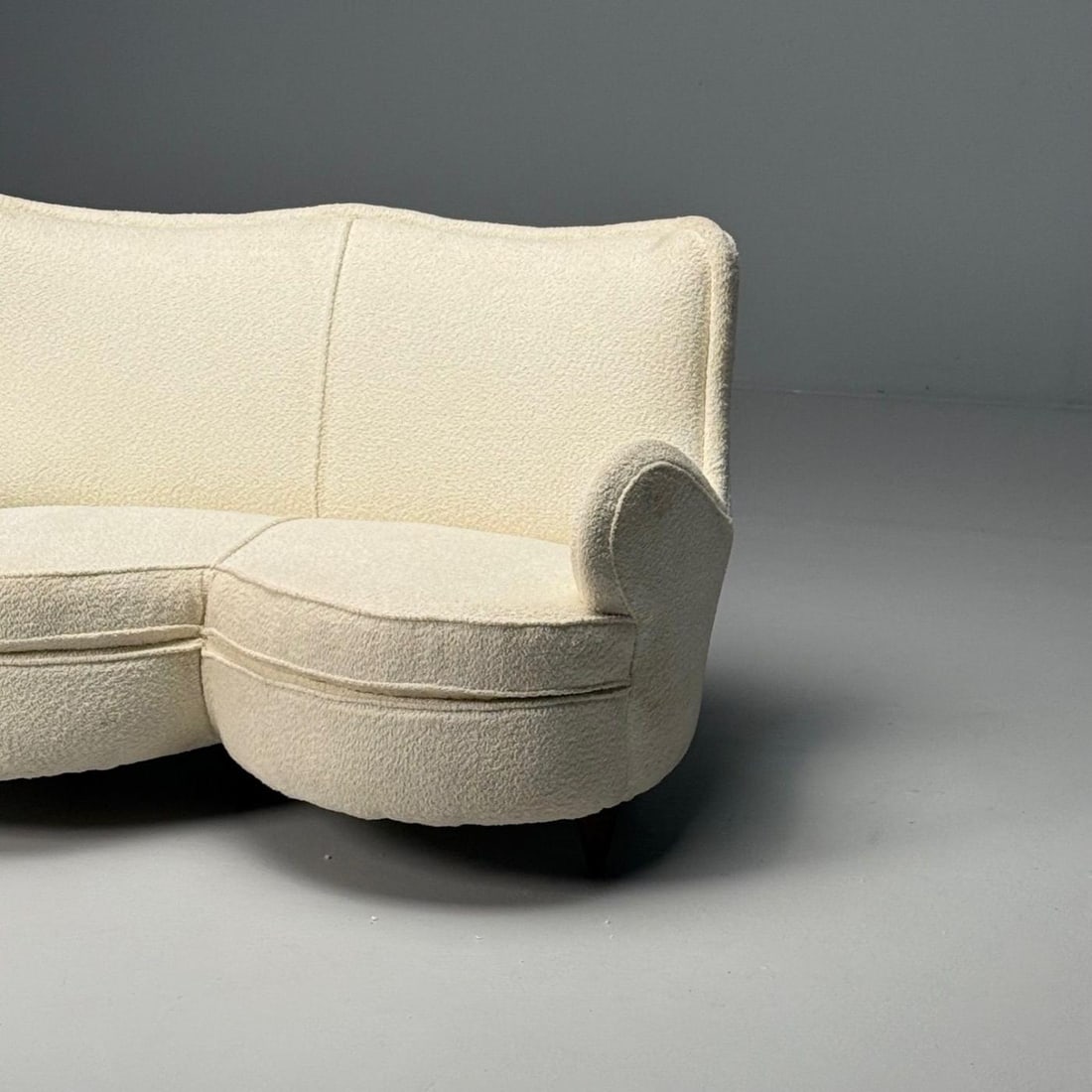 Osvaldo Borsani Attribution, Heart Sofa, Italian Mid-Century Modern, 1950s - 7