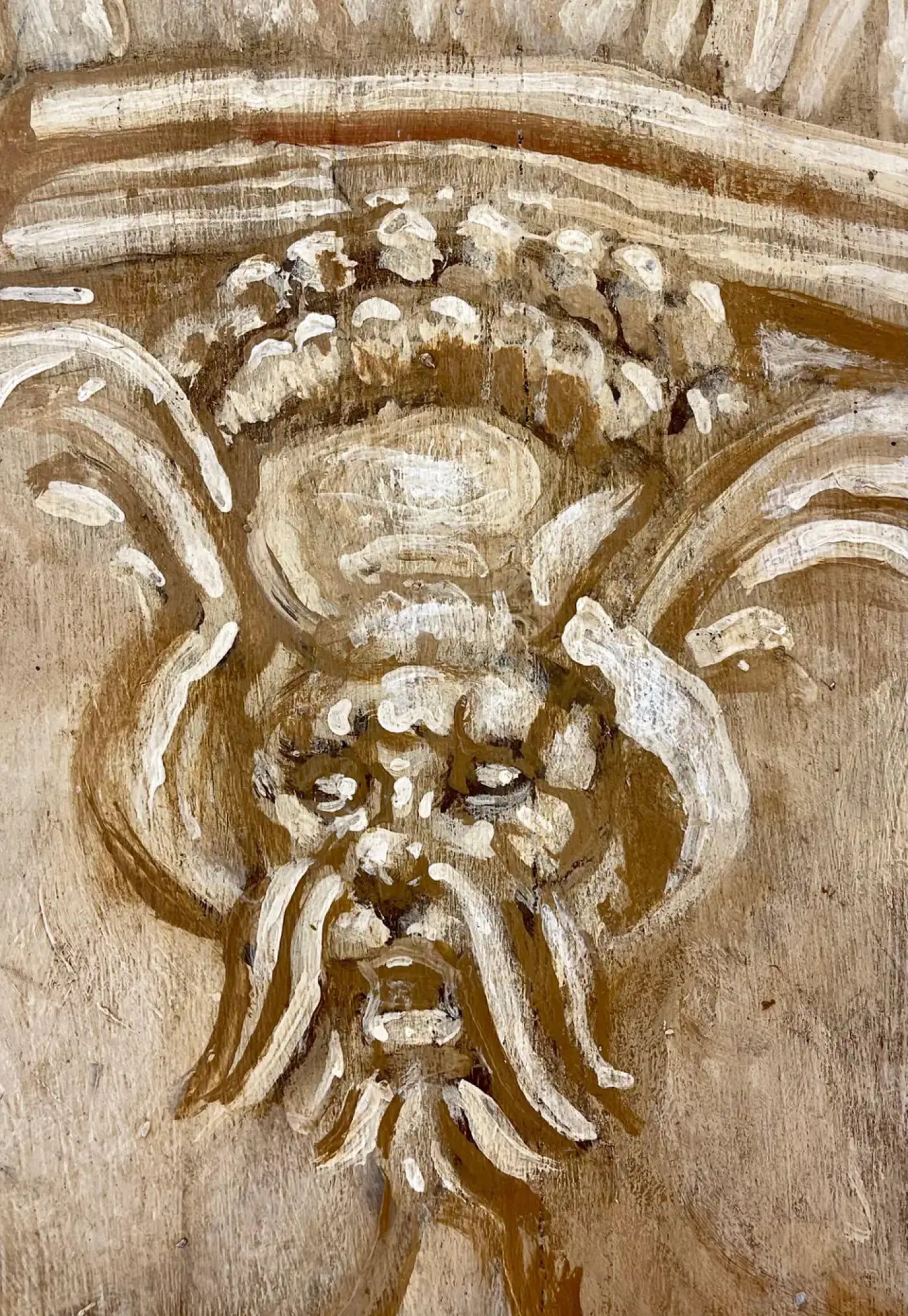 Mid-Century Modern Hand Painted Italian Center Table, Fornasetti Style - 10