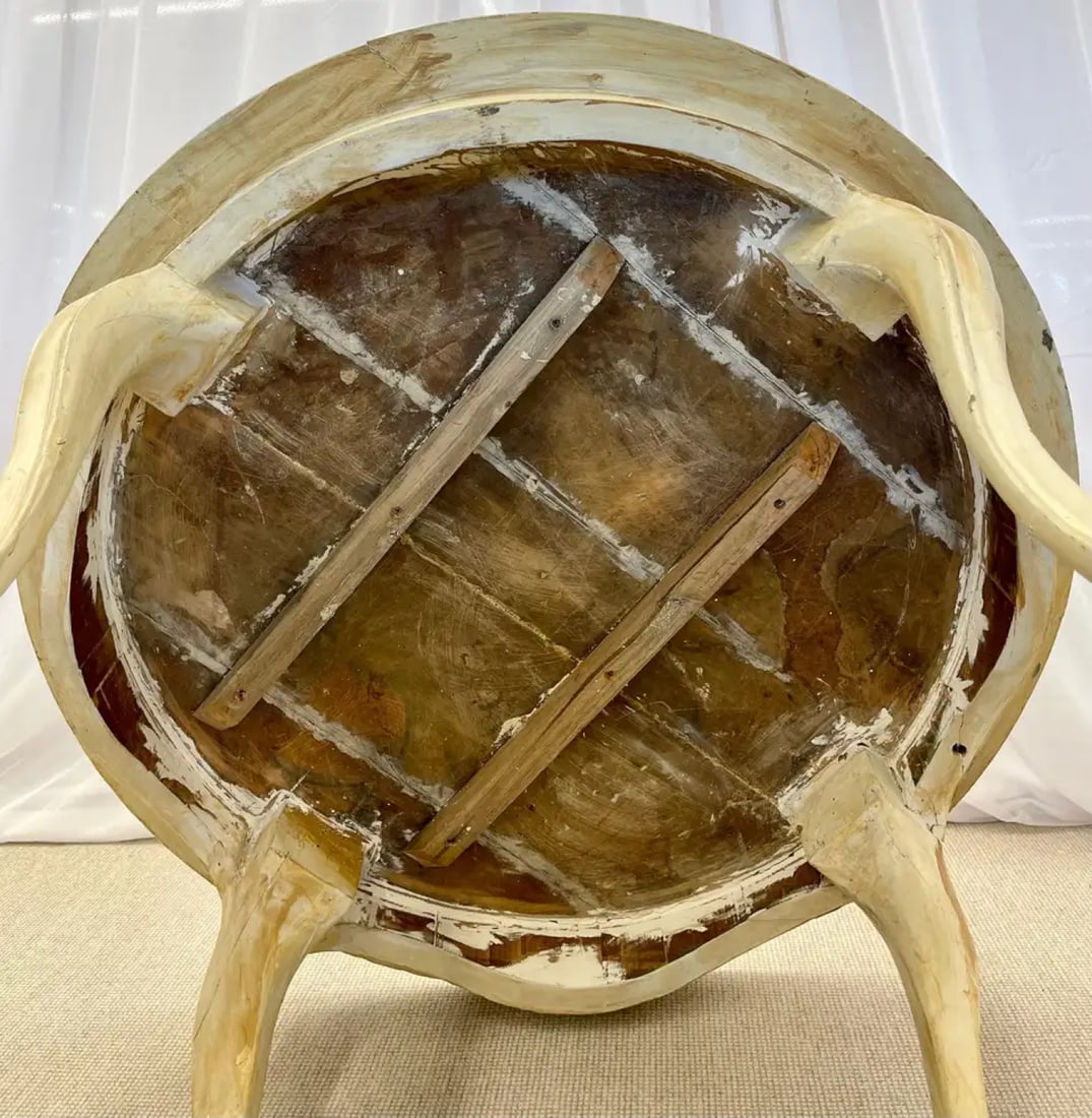 Mid-Century Modern Hand Painted Italian Center Table, Fornasetti Style - 9