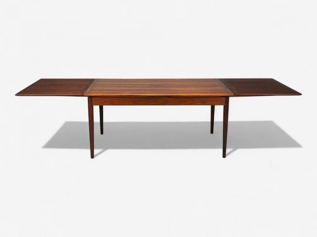 Danish Modern, Rosewood, Expandable Dining Table, Denmark, 1960s - 5