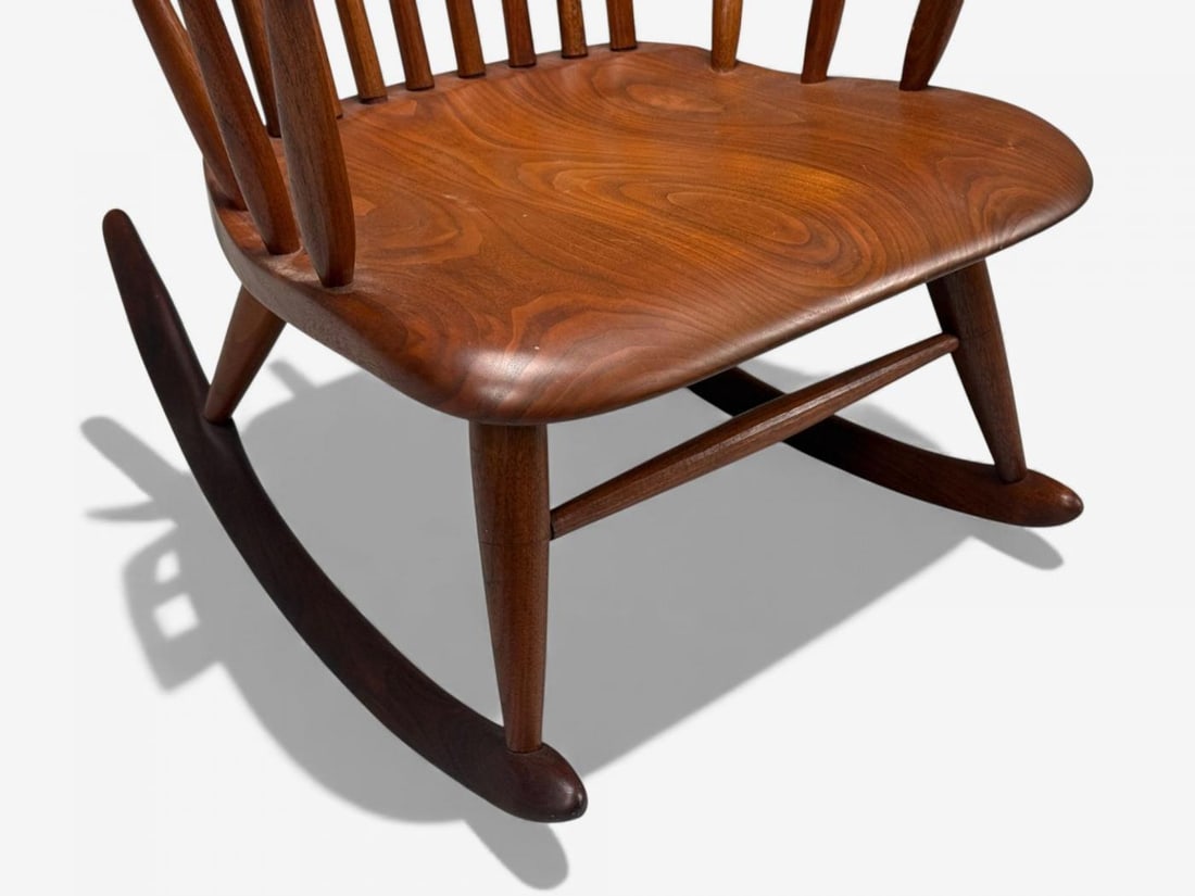Robert Whitley, American Studio, Teak, Rocking Chair, USA, 1980s - 8