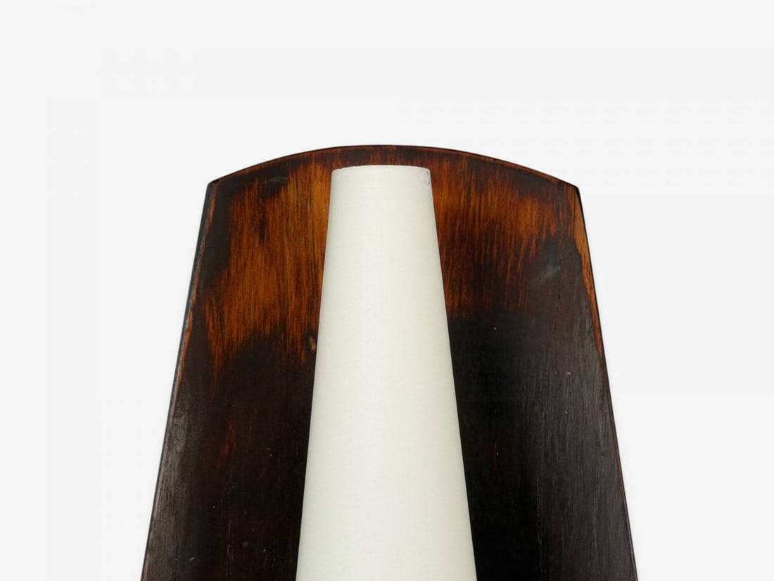 Danish Modern, Teak, Brass, Opaline Glass, Wall Lights, Denmark, 1960s - 6