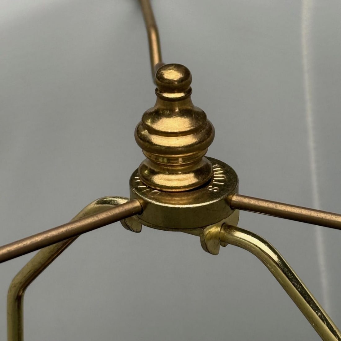 Hollywood Regency Style, Table Lamps, Fluted Crystal, Gilt Metal, USA, 1980s - 9