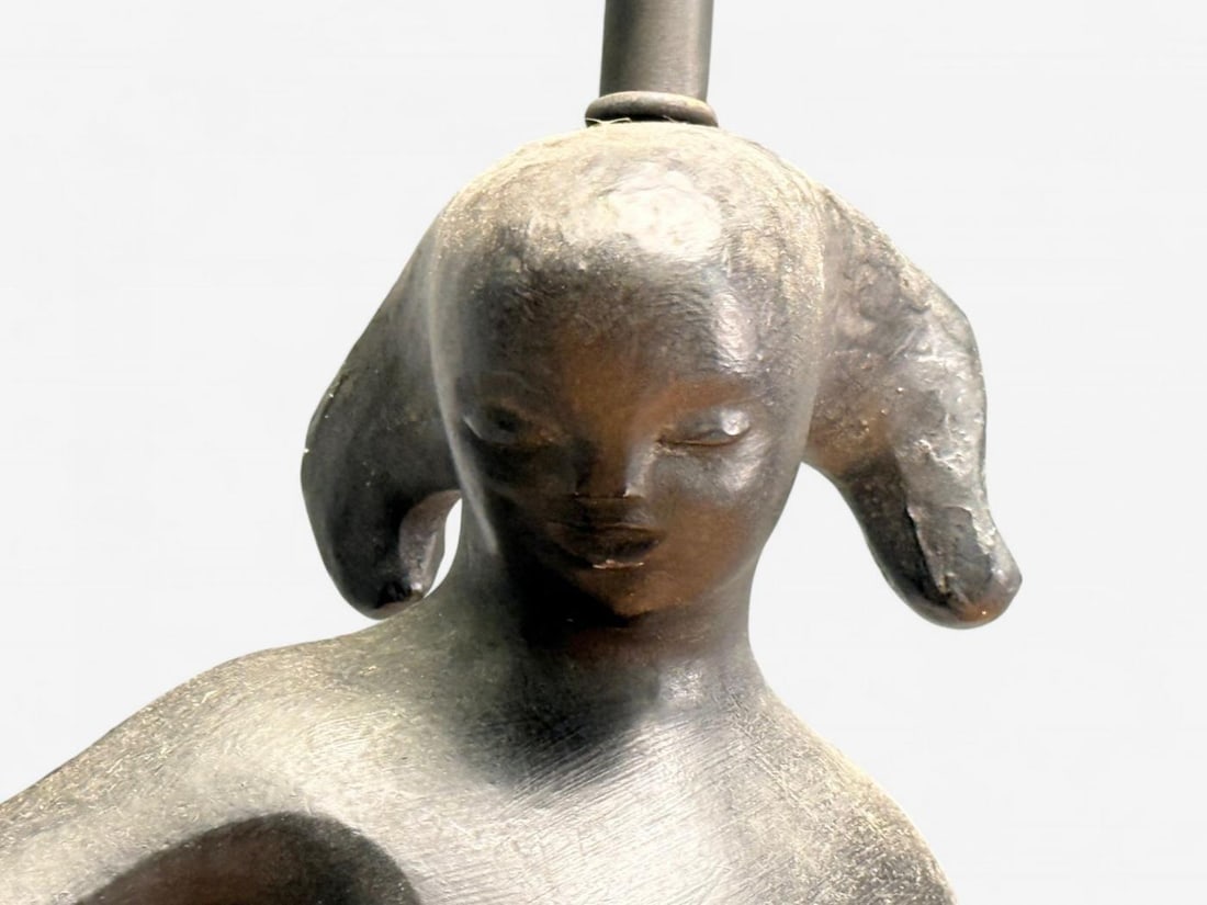 Rima, Mid-Century Modern, Bronze, Sculptural Table Lamps, USA, 1960s - 7