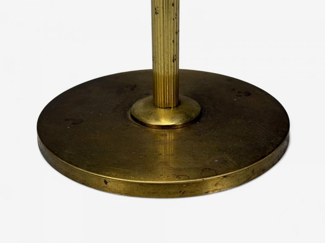 Danish Modern, Brass, Paper, Adjustable Floor Lamp, Denmark, 1960s - 12