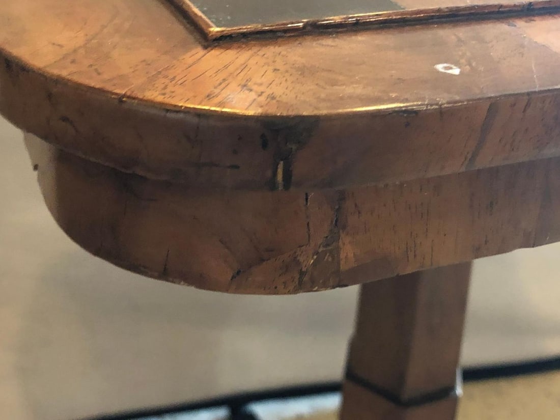 19th Century English Tilt-Top Game Checkerboard or Card Table - 7