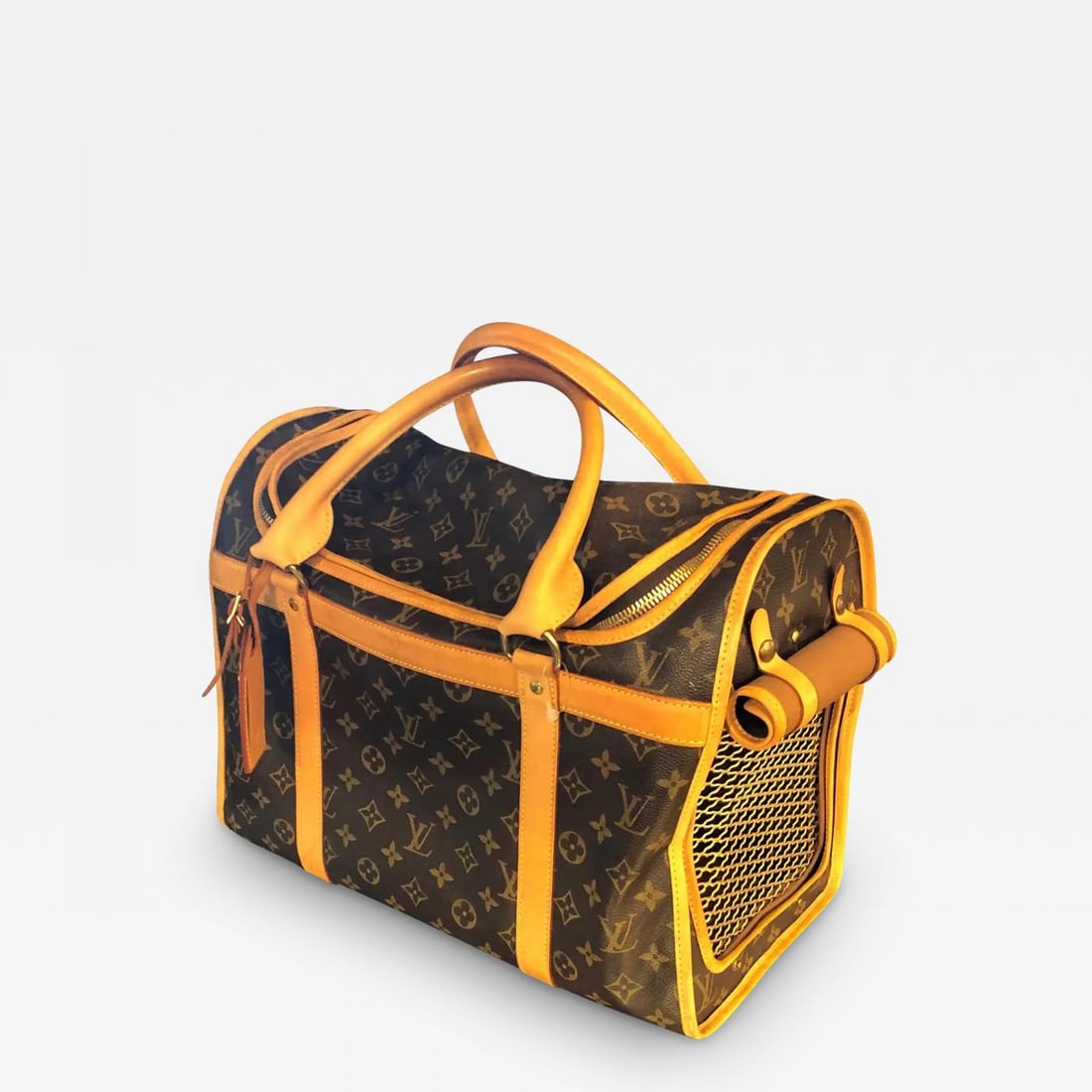 Louis Vuitton Dog Carrier 40 Monogram Canvas Luggage Bag - 2