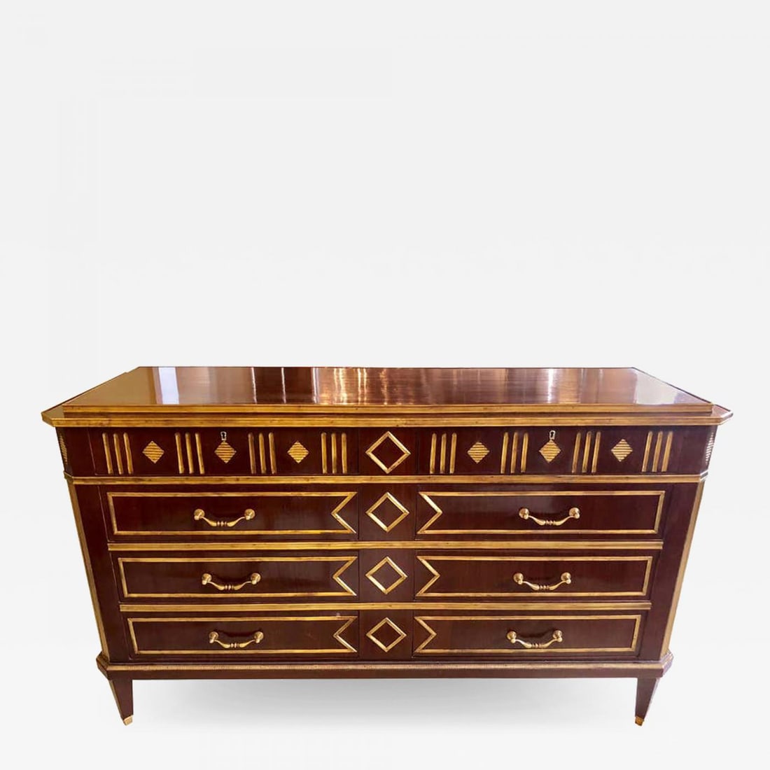 Monumental Russian Neoclassical Style Commode or Chest in the Louis XVI Style (1 of 12)