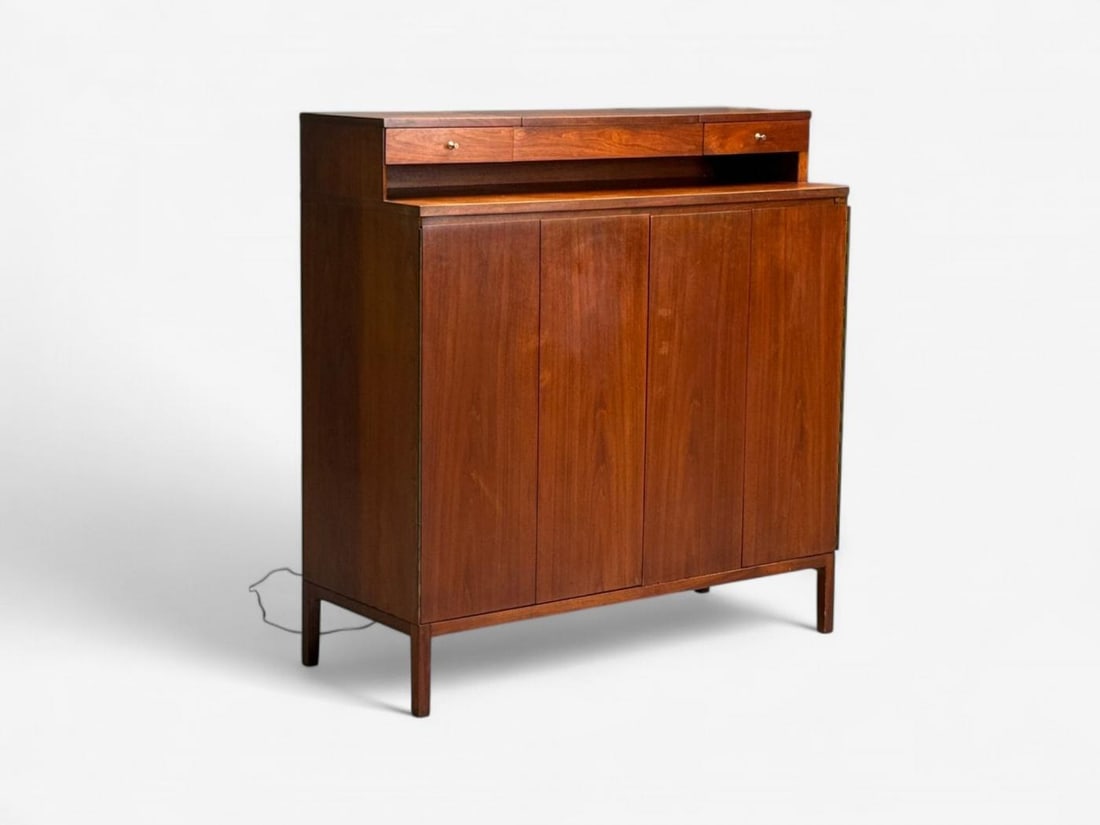Paul McCobb, American Modern, Walnut, Highboy Dresser, USA, 1970s - 3