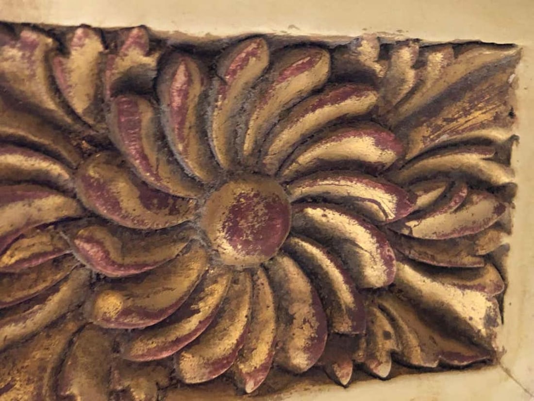 Parcel Paint and Gilt Decorated Pair of Swedish Serving or Console Tables - 7