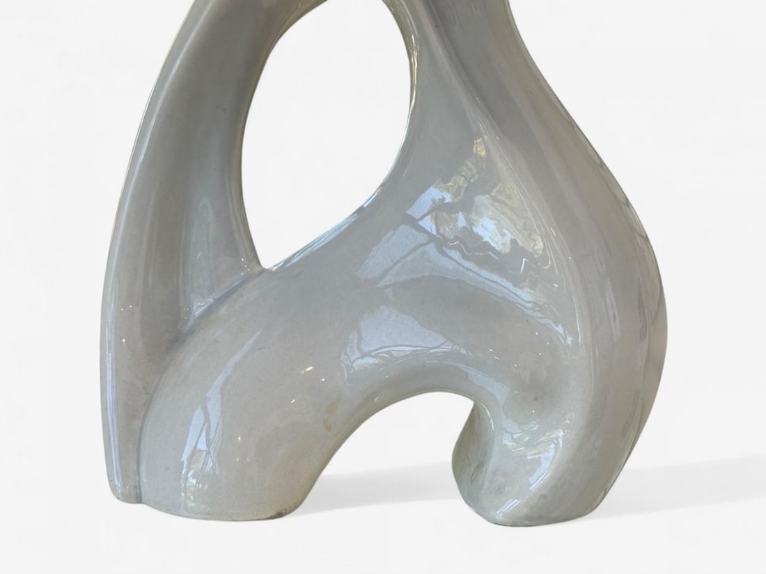 American Modern, Ceramic, Biomorphic Table Lamp, USA, 1960s - 9