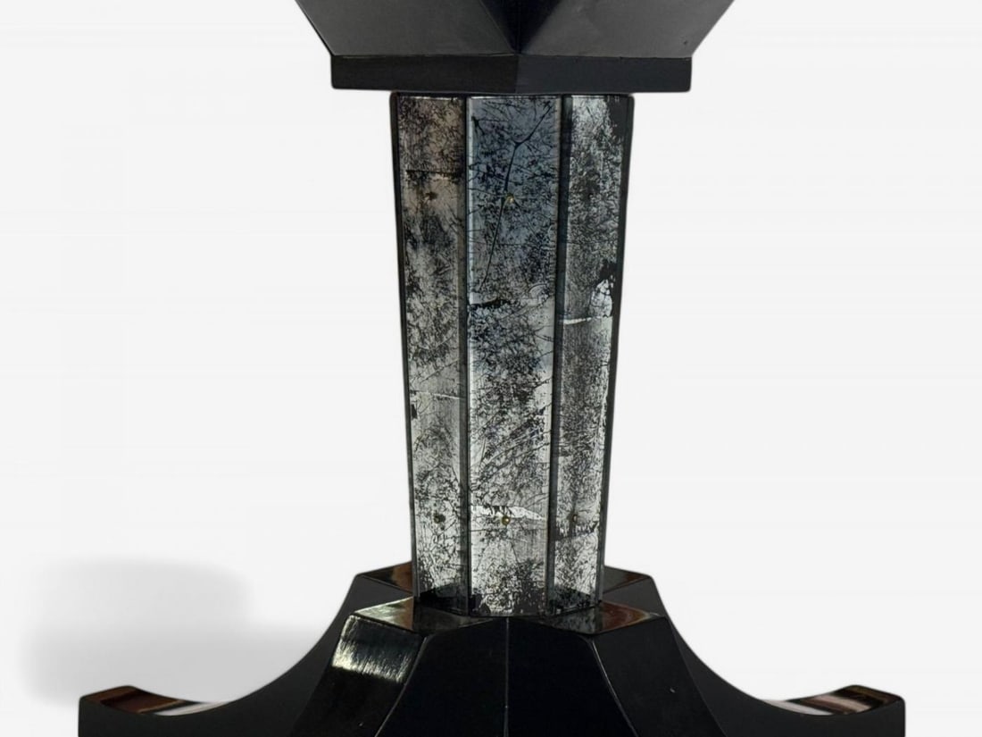 Maison Jansen Style, Hollywood Regency, Eglomise Mirror, Center Table, 20th C - 7