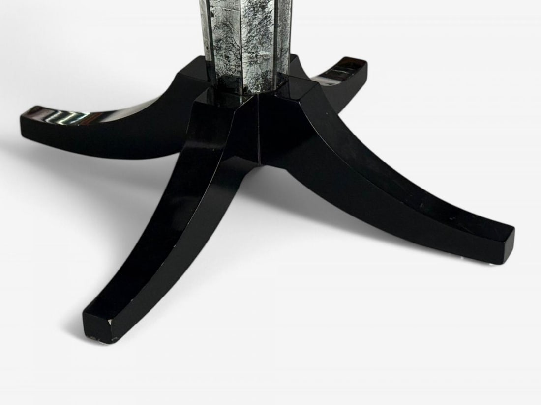 Maison Jansen Style, Hollywood Regency, Eglomise Mirror, Center Table, 20th C - 9