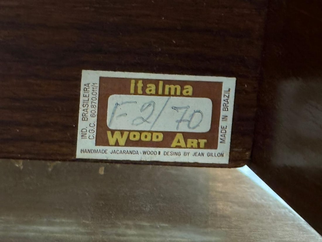 Jean Gillon, Brazilian Modern, Jacaranda, Chrome, Writing Desk, Brazil, 1960s - 10