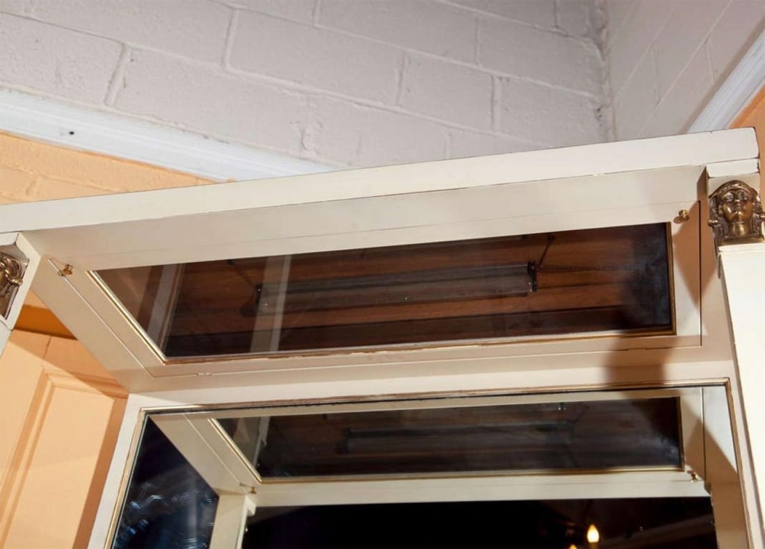 French Empire Style Painted And Parcel Gilt Vanity Dresser by Grosfeld House - 7