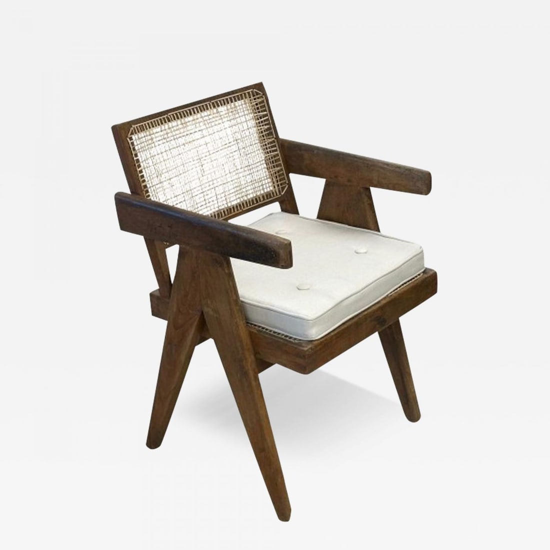 Pierre Jeanneret, French Mid-Century Modern, Arm Chair, Chandigarh c. 1960s - 2