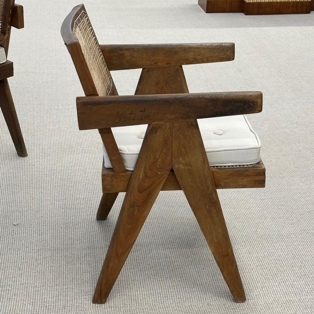 Pierre Jeanneret, French Mid-Century Modern, Arm Chair, Chandigarh c. 1960s - 4