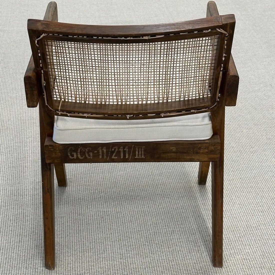 Pierre Jeanneret, French Mid-Century Modern, Arm Chair, Chandigarh c. 1960s - 5