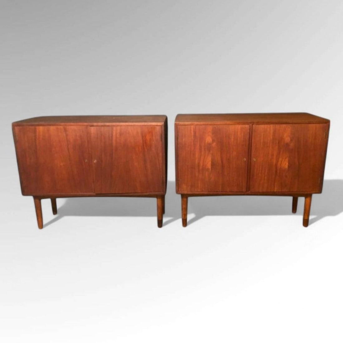 Gjovik Mobelfabriken, Mid-Century Modern, Low Cabinets, Teak, Denmark, 1950s - 6