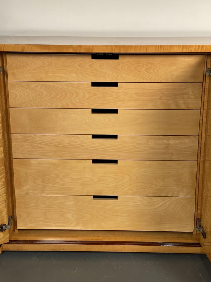 Important Mid-Century Modern Vladimir Kagan Sideboard / Buffet, Full Dining Set - 6