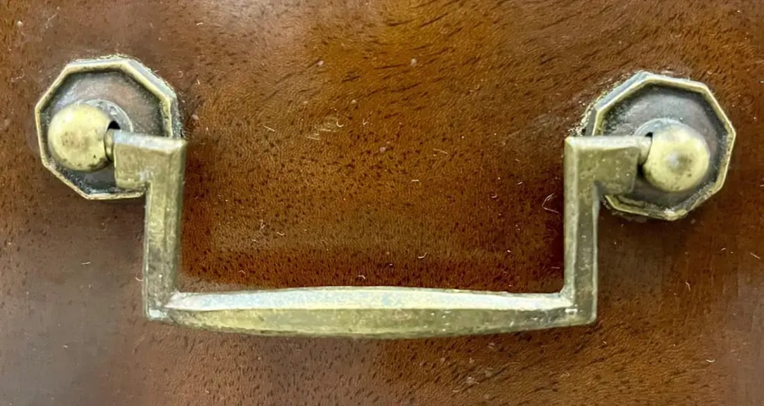 Marble Top Bronze-Mounted Maison Jansen Style Marble Column Front Commode - 6