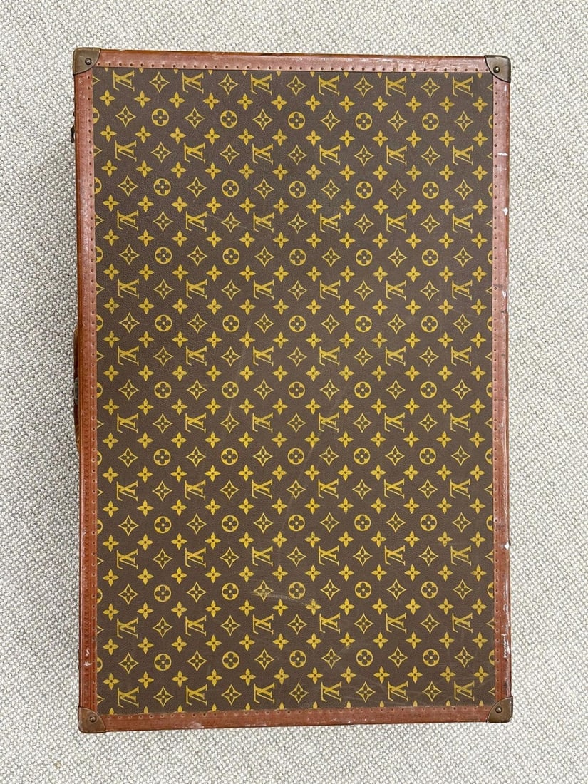 Louis Vuitton Monogram Suitcase / Luggage or Trunk, Alzer 80, Mid 20th Century - 10